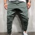 Mens Casual Multi Pockets Drawstring Elastic Waist Cargo Pants Mens Casual Multi Pockets Drawstring Elastic Waist Cargo Pants