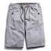 Summer Men's 100% Cotton Cargo Shorts Fashion Pure Color Leisure Beach Shorts Pants