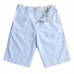 Men's Breathable Linen Cotton Shorts Summer Knee-Length Solid Color Casual Pants