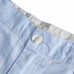 Men's Breathable Linen Cotton Shorts Summer Knee-Length Solid Color Casual Pants