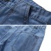 Mens Mid Rise Straight Legs Denim Shorts Big Pockets Summer Thin Jeans Mens Mid Rise Straight Legs Denim Shorts Big Pockets Summer Thin Jeans
