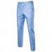 Summer Men's Breathable Thin Cotton Linen Pants Casual Solid Color Loose Pants