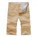 Men's Breathable Solf Cotton Linen Plaid Mid-Waist Slim Casual Shorts Pants Men's Breathable Solf Cotton Linen Plaid Mid-Waist Slim Casual Shorts Pants