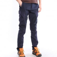 Outdoor Sports Soft Shell Pants Mens Breathable Windproof Waterproof Antifouling Thick Pants