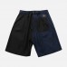 Men Color Block Straight-leg Cargo Vintage Shorts