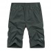 Mens Multi-Pocket Elastic Quick Drying Knee-Length Pants Thin Sports Outdoor Shorts Mens Multi-Pocket Elastic Quick Drying Knee-Length Pants Thin Sports Outdoor Shorts