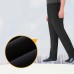 Mens High Rise Thickened Warm Soft Comfy Elastic Waist Casual Pants Mens High Rise Thickened Warm Soft Comfy Elastic Waist Casual Pants