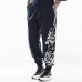 Mens Chinese Style Totem Printed Cotton Plus Size Vintage Trendy Harem Pants