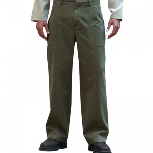 Mens Comfy Loose Big Front Pocket Buttons Straight Casual Pants Mens Comfy Loose Big Front Pocket Buttons Straight Casual Pants