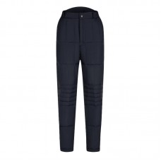 Mens Winter Casual 100% Nylon Thickened High Rise Warm Zipper Fly Business Pants