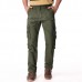 Mens Plus Big Size 30-46 Cargo Pants Outdoors Loose Cotton Multi Pocket Causal Solid Color Pants