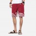 Mens Chinese Style Linen Shorts Summer Casual Board Shorts