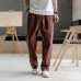Mens Linen Pants Chinese Style Solid Color Simple Casual Trousers Mens Linen Pants Chinese Style Solid Color Simple Casual Trousers