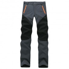 Men's Waterproof Windproof Fleece Ski Trousers Fluorescent Mountaineering Hardwear Anti-UV Pants