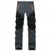 Men's Waterproof Windproof Fleece Ski Trousers Fluorescent Mountaineering Hardwear Anti-UV Pants