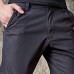 Men's Outdoor Casual Quicking Dry Small Feet Pants Fashion Solid Color Cotton Slacks