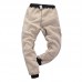 Mens Winter Loose Elastic Waist Wool Thickened Warm Soft Casual Pants