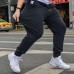 Men's Increase Loose Waist Sports Pants Summer Pure Cotton Elastic Casual Feet Pants Large Size S-6X