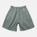 Men Solid Color Dual Pockets Vintage High Waisted Shorts Men Solid Color Dual Pockets Vintage High Waisted Shorts