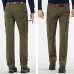 Men's Casual Multi Pockets Cotton Thick Solid Color Zipper Fly Straight Leg Pants Men's Casual Multi Pockets Cotton Thick Solid Color Zipper Fly Straight Leg Pants