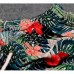 Retro Flowers Printing Drawstring Smooth Loose Beach Board Shorts for Men