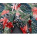 Retro Flowers Printing Drawstring Smooth Loose Beach Board Shorts for Men