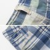 Men's Casual Lattice Knee-Length Cotton Shorts Summer Breathable Shorts Pants Men's Casual Lattice Knee-Length Cotton Shorts Summer Breathable Shorts Pants