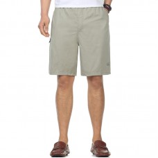 Mens 100% Cotton Breathable Wash and Wear Shorts Moisture Wicking Casual Cargo Pants