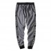 Men's Sport Printing Autumn Polyester Mid Rise Drawstring Slim Casual Pants Men's Sport Printing Autumn Polyester Mid Rise Drawstring Slim Casual Pants