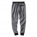 Men's Sport Printing Autumn Polyester Mid Rise Drawstring Slim Casual Pants Men's Sport Printing Autumn Polyester Mid Rise Drawstring Slim Casual Pants