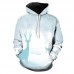 Mens Fashion Christmas Long Sleeve Drawstring Hooded Cartoon Printing Casual Sweatshirt