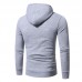 Mens Fashion Drawstring Hooded Pure Color Long Sleeve Casual Sweatshirt Mens Fashion Drawstring Hooded Pure Color Long Sleeve Casual Sweatshirt