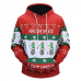 Christmas Personality Fashion 3D Printing Loose Hoodies Men's Casual Long Sleeves Sweatershirt