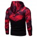 Mens Camouflage Long Sleeve Hooded Drawstring Casual Sweatshirt Mens Camouflage Long Sleeve Hooded Drawstring Casual Sweatshirt