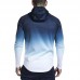 Men's Fashion Gradient Pattern Drawstring Hooded Zipper Up Sweatshirt Men's Fashion Gradient Pattern Drawstring Hooded Zipper Up Sweatshirt