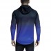 Men's Fashion Gradient Pattern Drawstring Hooded Zipper Up Sweatshirt Men's Fashion Gradient Pattern Drawstring Hooded Zipper Up Sweatshirt