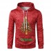 Men's Casual Hooded Christmas Printing Overhead Long Sleeve Sweatshirt Men's Casual Hooded Christmas Printing Overhead Long Sleeve Sweatshirt