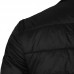 Mens O-neck Coats Cotton-padded Sweatshirt Casual Slim Contrast Color Jacket