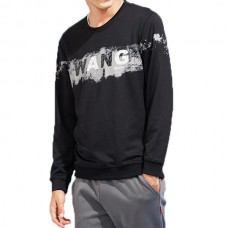 Men's Fashion Printed Round Neck T-shirt Spring Autumn Casual Long Sleeve Sweatshirt