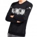 Men's Fashion Printed Round Neck T-shirt Spring Autumn Casual Long Sleeve Sweatshirt