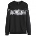 Men's Fashion Printed Round Neck T-shirt Spring Autumn Casual Long Sleeve Sweatshirt