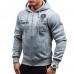 Autumn Winter Men's Casual Cardigan Hoodie Coat Fashion Priting Long Sleeve Hoodies