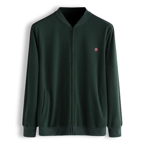 Mens Fashion Solid Color Zip Fly Sport Pockets Casual Sweatshirt Mens Fashion Solid Color Zip Fly Sport Pockets Casual Sweatshirt