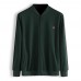 Mens Fashion Solid Color Zip Fly Sport Pockets Casual Sweatshirt Mens Fashion Solid Color Zip Fly Sport Pockets Casual Sweatshirt