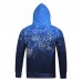 Mens Christmas Funny Santa 3D Pattern Hoodies Fashion Personality Pullover Sweatshirt