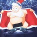 Mens Christmas Funny Santa 3D Pattern Hoodies Fashion Personality Pullover Sweatshirt