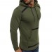 Men's Solid Color Big Pocket Hooded Long Sleeved Hoodies Sweatshirts Men's Solid Color Big Pocket Hooded Long Sleeved Hoodies Sweatshirts