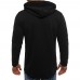 Men's Solid Color Big Pocket Hooded Long Sleeved Hoodies Sweatshirts Men's Solid Color Big Pocket Hooded Long Sleeved Hoodies Sweatshirts