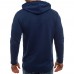 Men's Solid Color Big Pocket Hooded Long Sleeved Hoodies Sweatshirts Men's Solid Color Big Pocket Hooded Long Sleeved Hoodies Sweatshirts