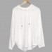 Men's Fashion 100% Cotton Pure Color Long Sleeve Casual Hooded Sweatshirt